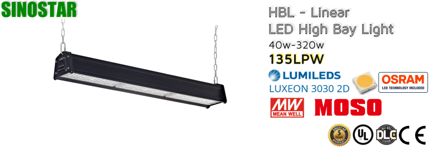 LED Linear Slim High Bay Light HBL